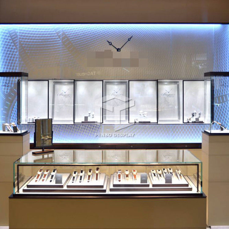ODM Watch Shop Countertop Glass Display Case 10mm Tempered Glass